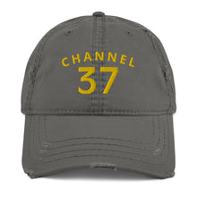 Load image into Gallery viewer, CHANNEL 37 Distressed Dad Hat
