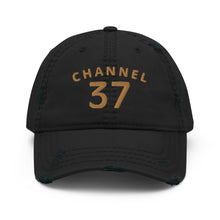 Load image into Gallery viewer, CHANNEL 37 Distressed Dad Hat
