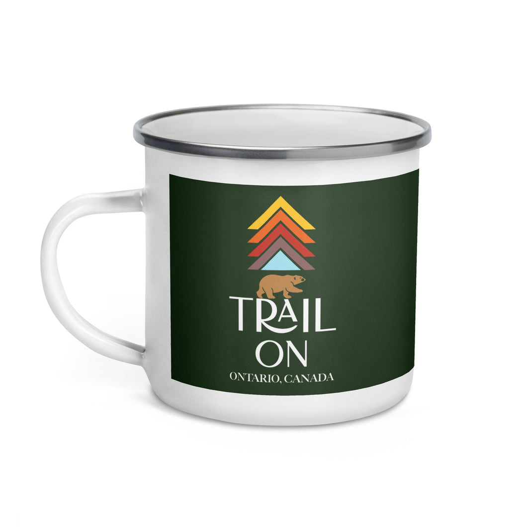TRAIL ON Enamel Mug